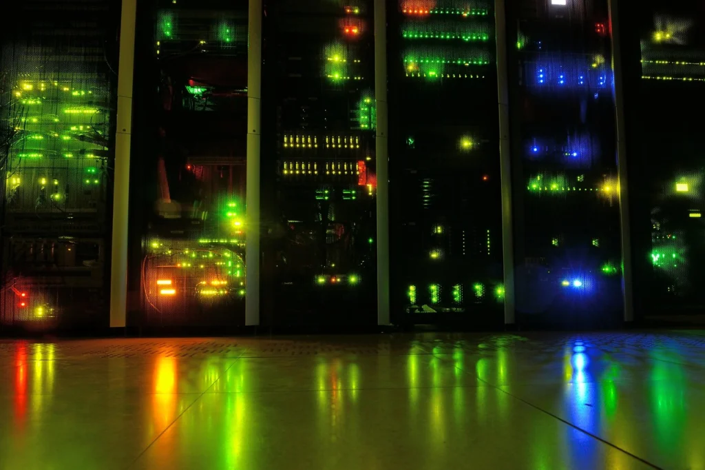 Network server room for low-latency trading