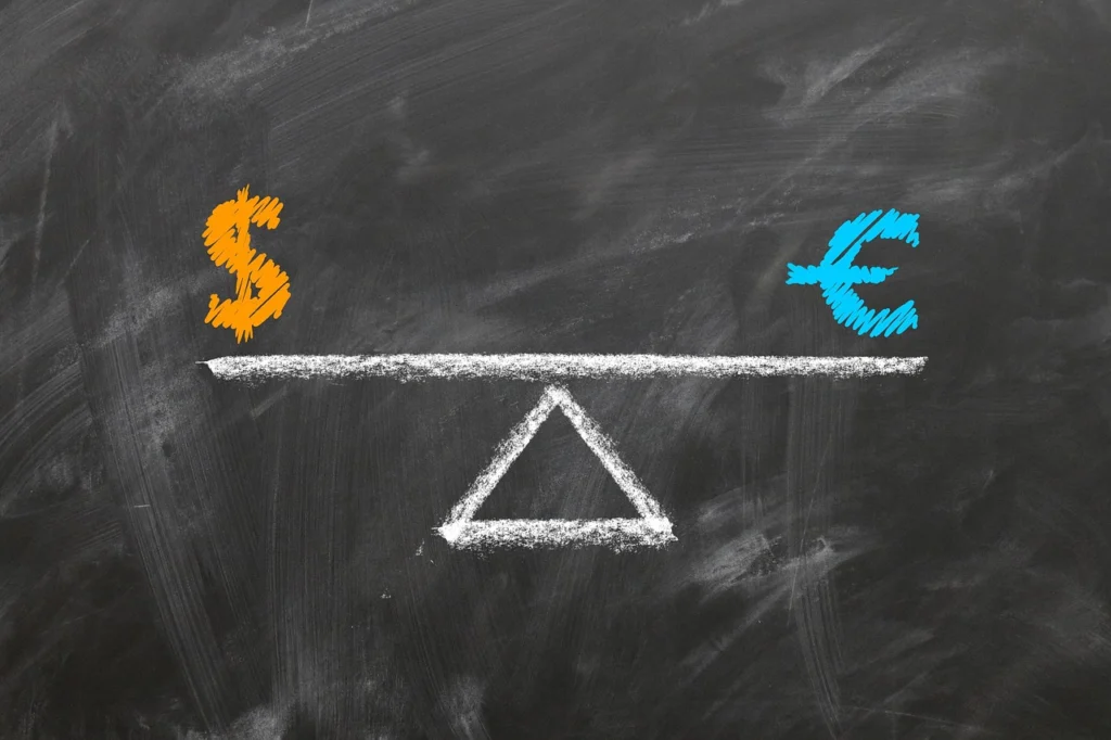 Simple arbitrage between two crypto exchanges