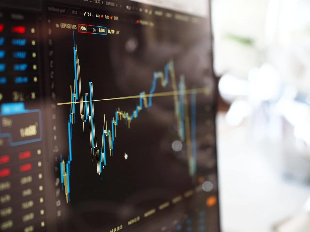 Arbitrage trading checklist on a desk with crypto charts