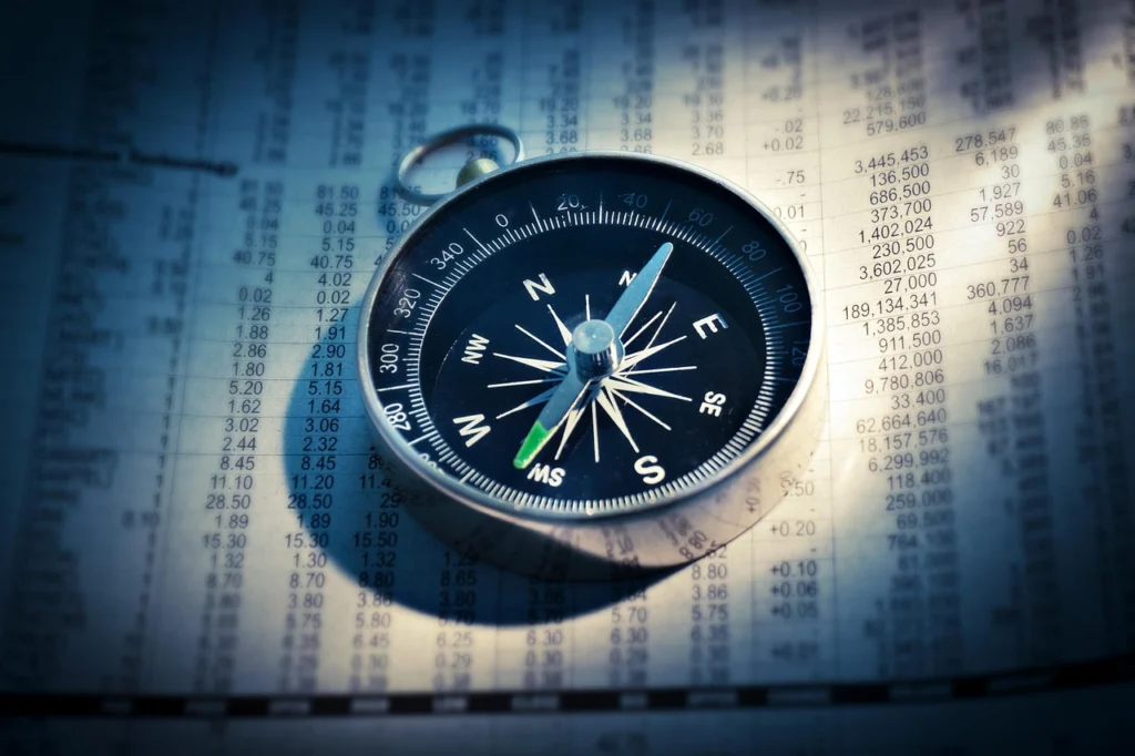 Financial advisor explaining charts